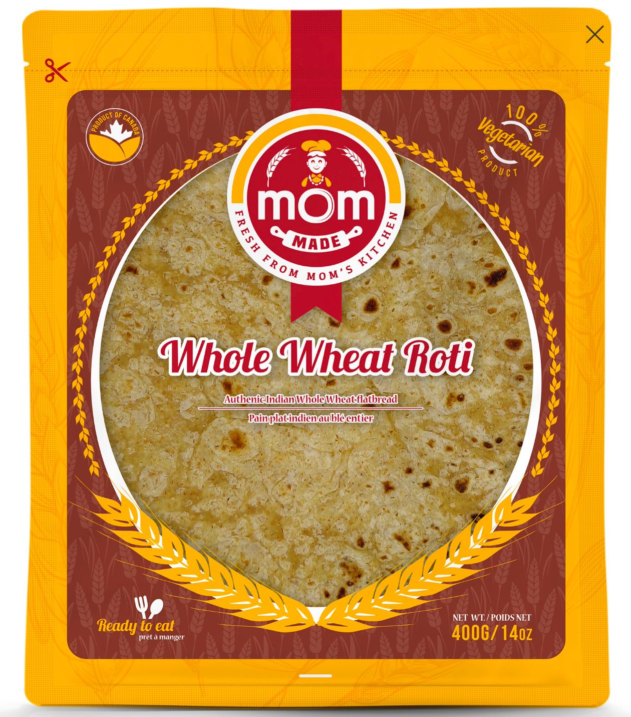 Mom’s Whole Wheat Roti 400g