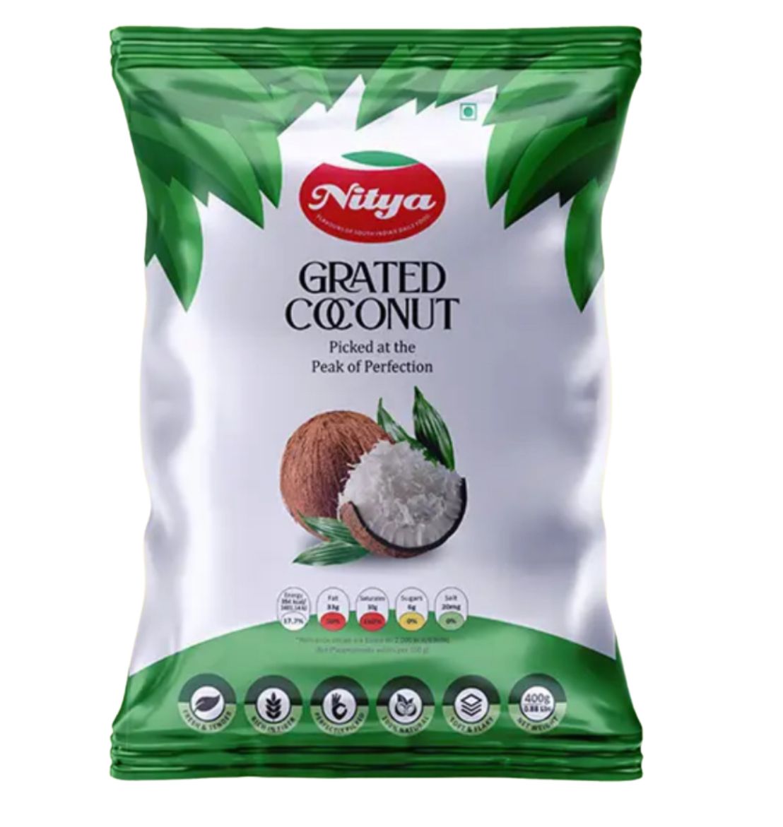 Nitya Grated Coconut 400g