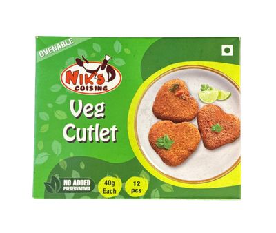 Niks Cuisine Veg Cutlet 480g