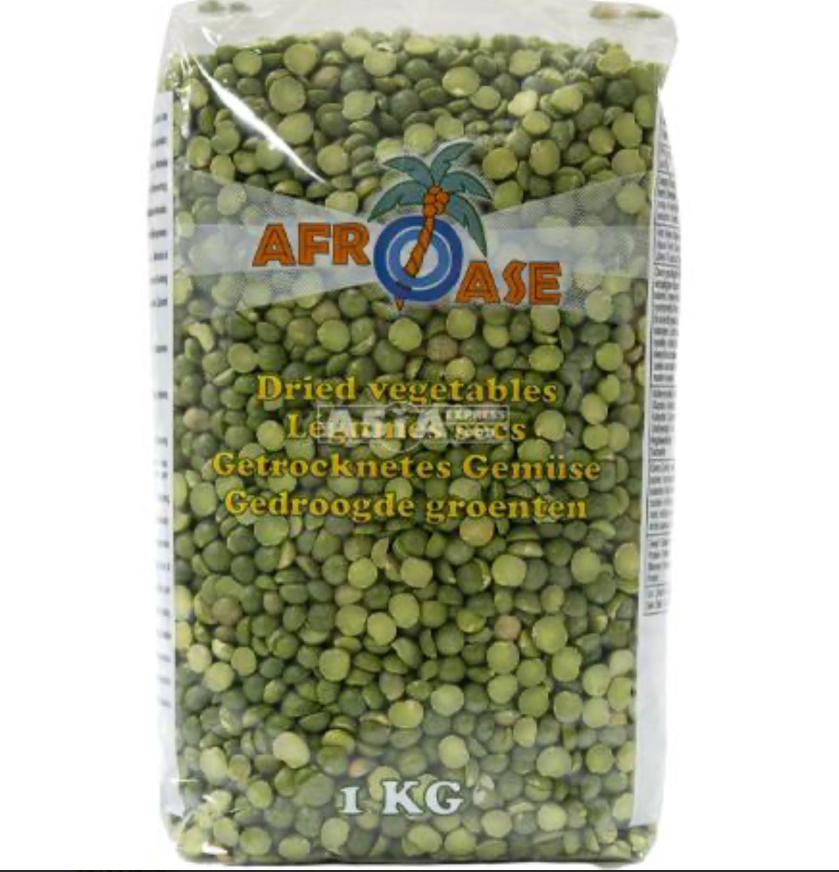 Afroase Split Peas Green 1 Kg