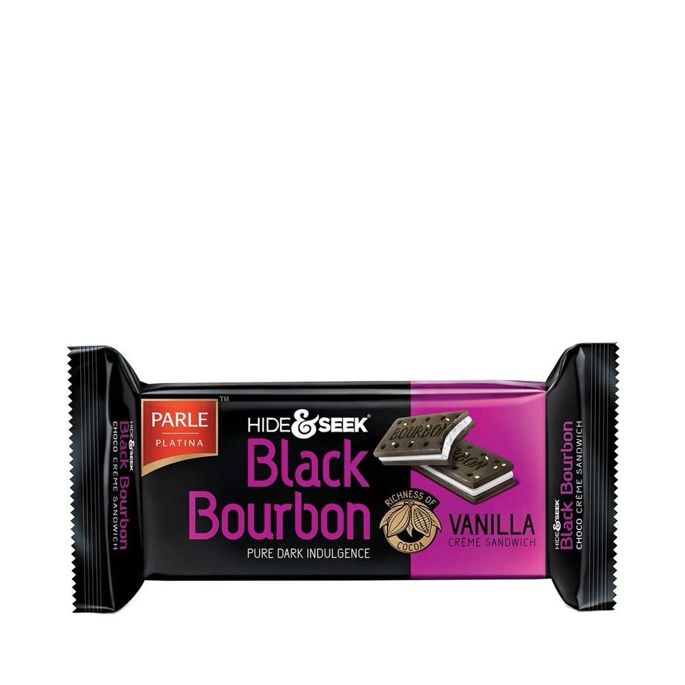 Hide&amp;seek Black Bourbon Vanilla 100g