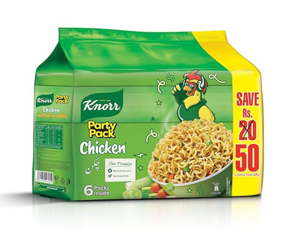 Knoor Chicken Instant Noodles Pack of 6