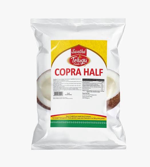 Telugu Copra Half 250g (Dry Coconut)