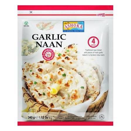 Ashoka Garlic Naan 340g