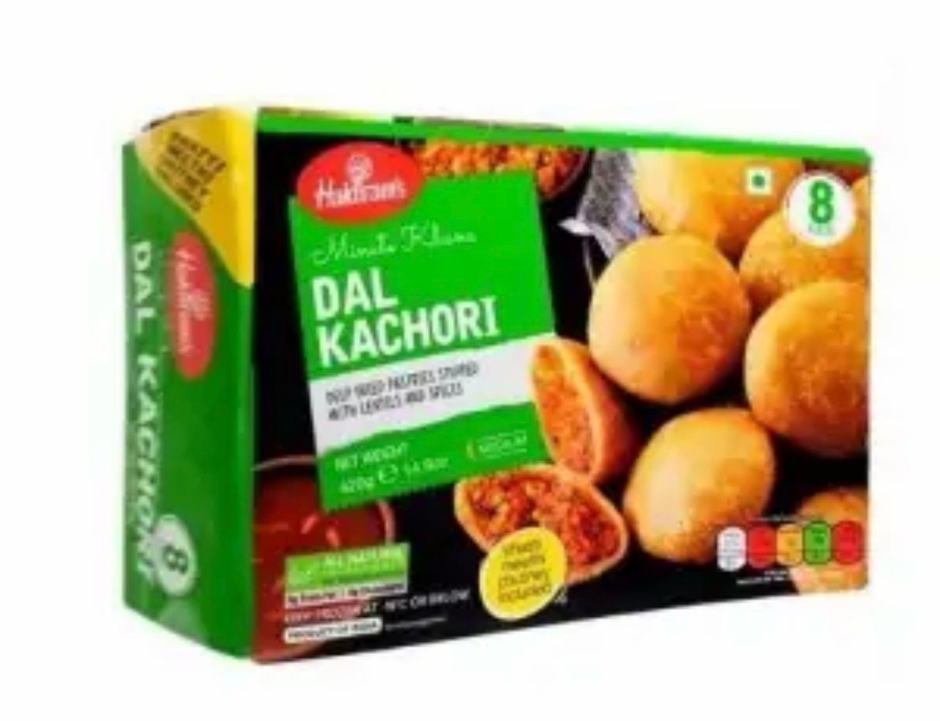 Haldiram&#39;s Dal Kachori - Frozen, 420g