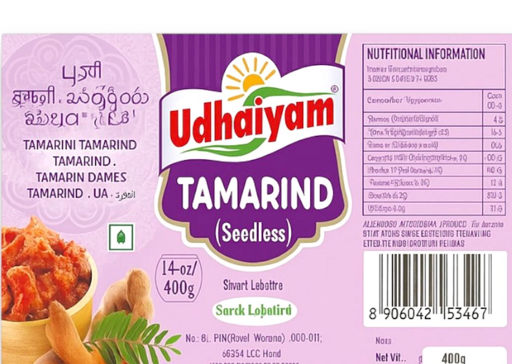 Udhaiyam Tamarind Seedless 200g