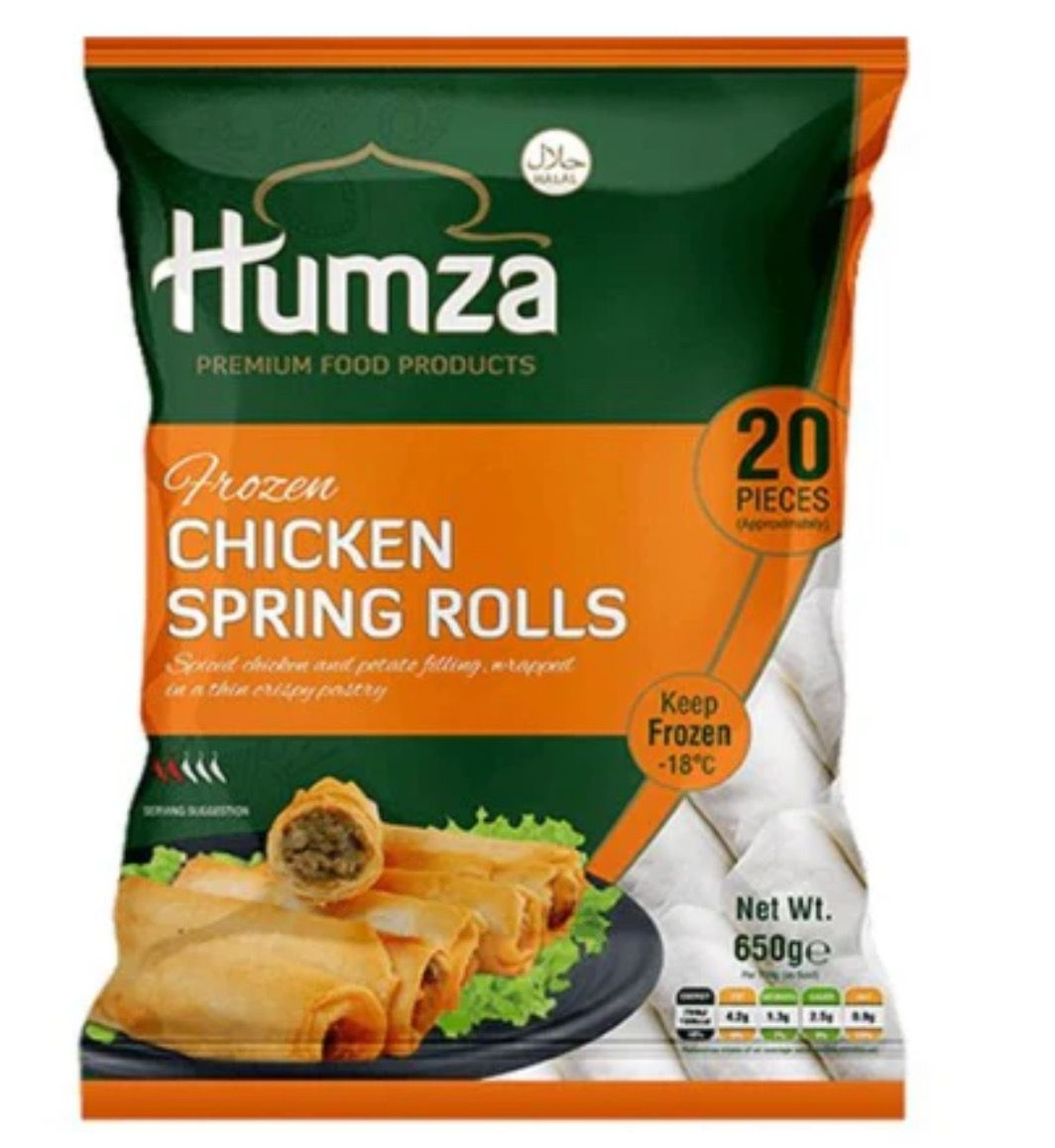 Humza Chicken Spring Roll 650g