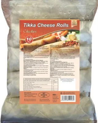 Crown Cheese Chicken Tikka Rolls  12pcs