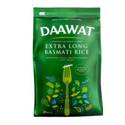 Daawat Extra Long Basmati Rice 20kg