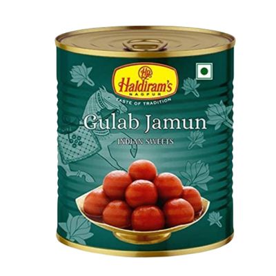 Haldiram's Gulab Jamun in Tin (12pcs) - 1kg