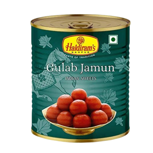 Haldirams Gulab Jamun in Tin (12pcs) - 1kg