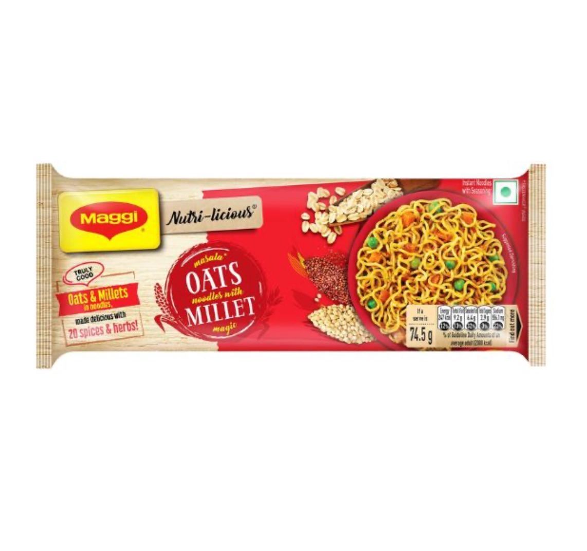 Maggi Masala Oats Noodles With Millet Magic 298g