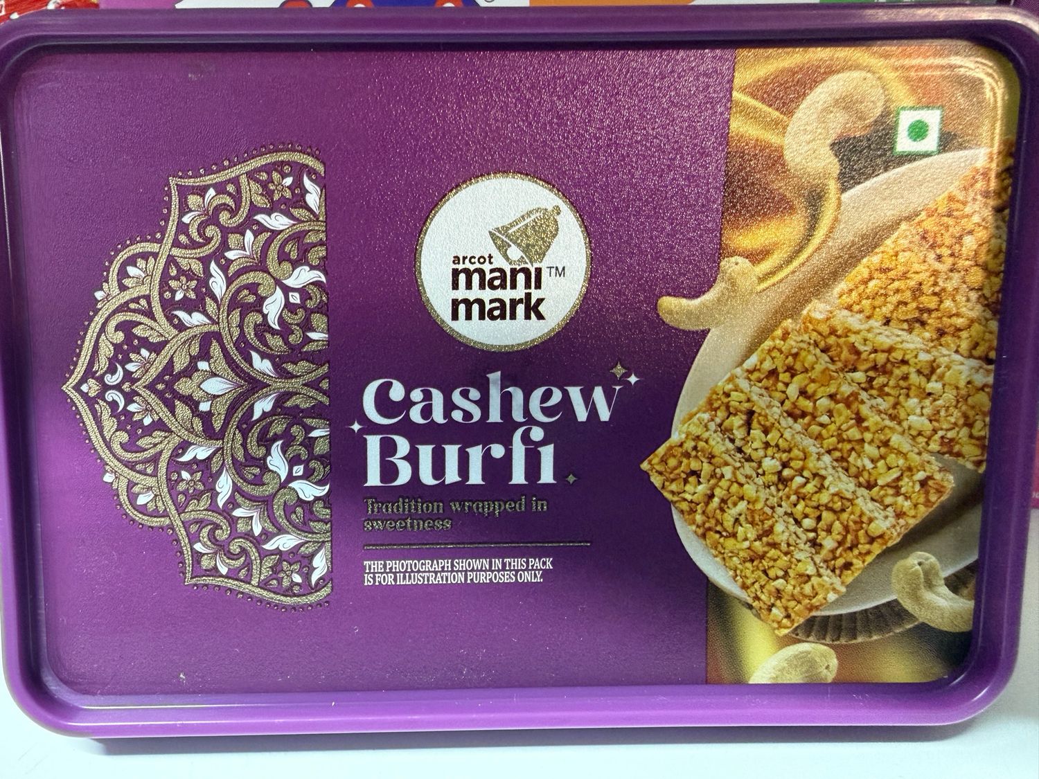 Mani Mark Cashew Burfi 140g