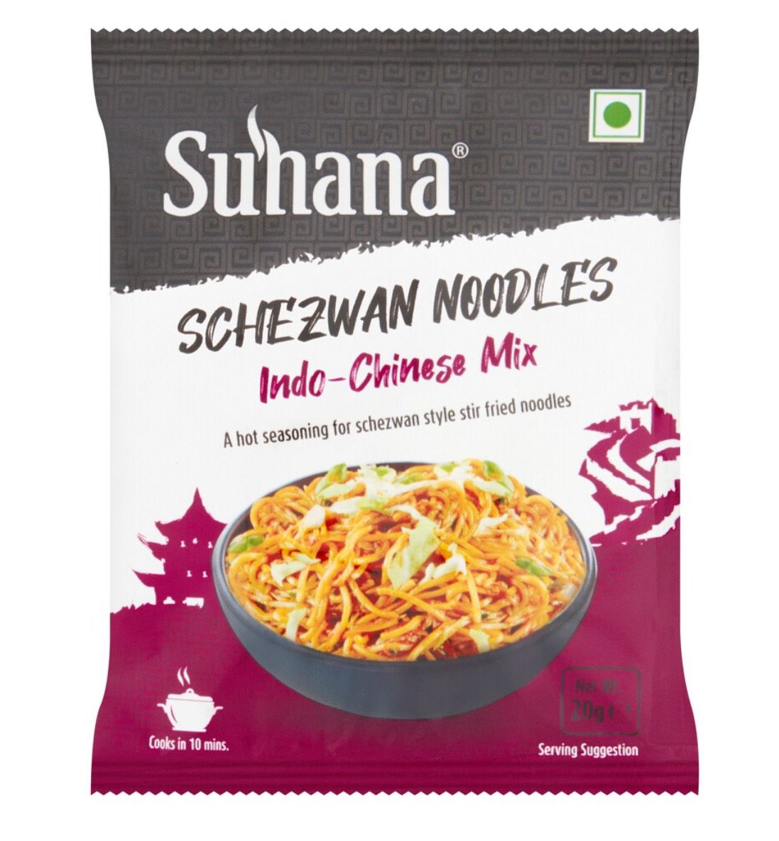 Suhana Schezwan Noodles Indo Chinese Mix 20g