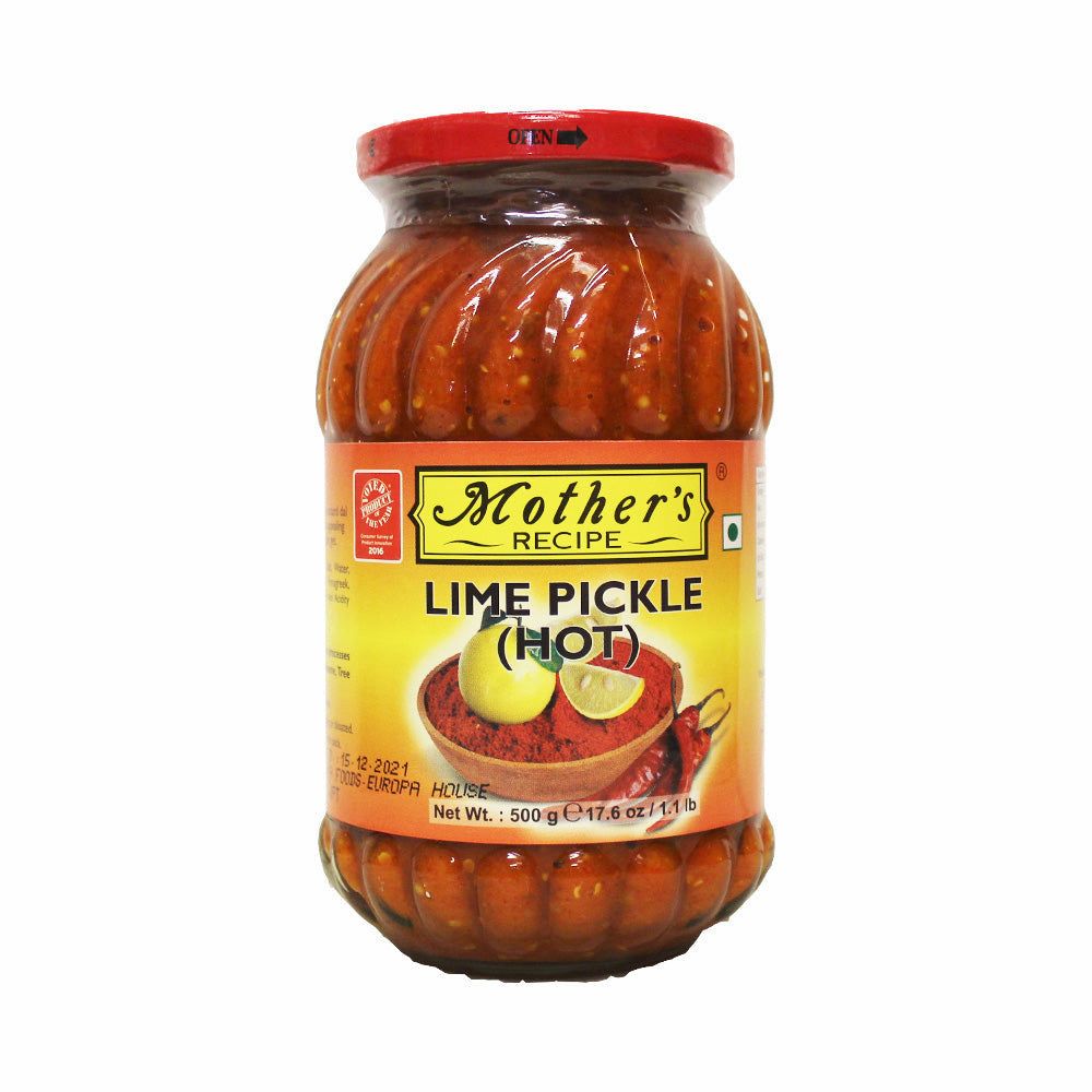 Mother Recipe Lime Pickle Hot 500g