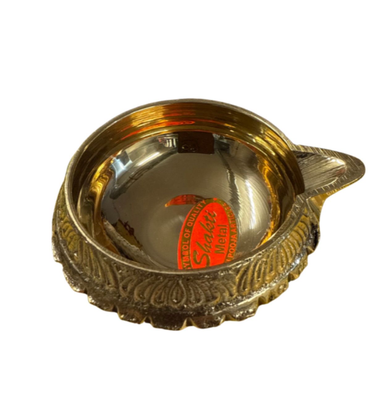 Brass Kuber Oil Lamp