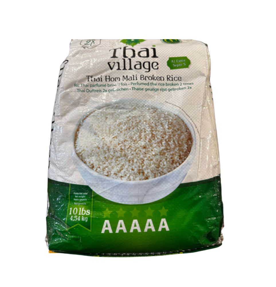 Thai Village Thai Hom Mali Broken Rice 4.54kg