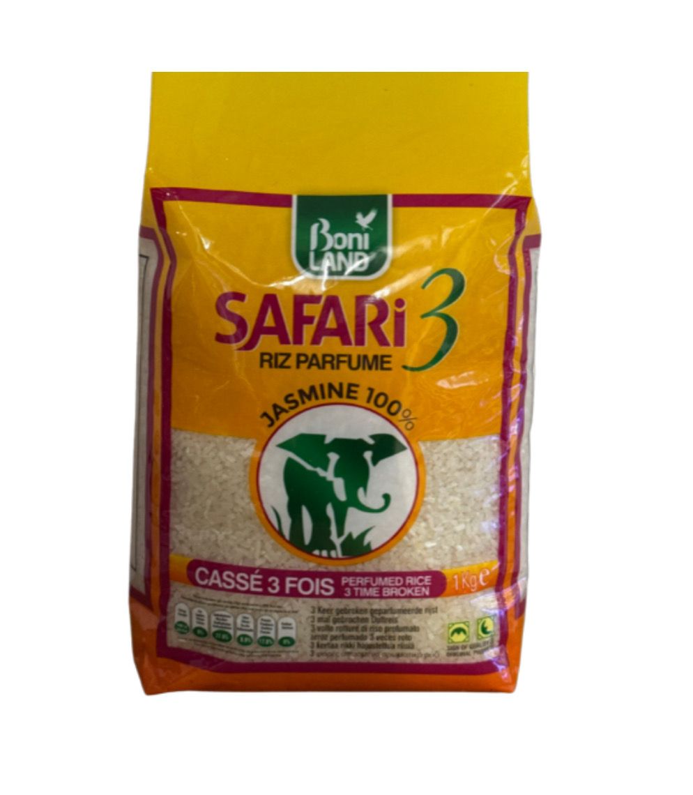 Safari Riz Parfume Cassie 3 Fois 1 Kg