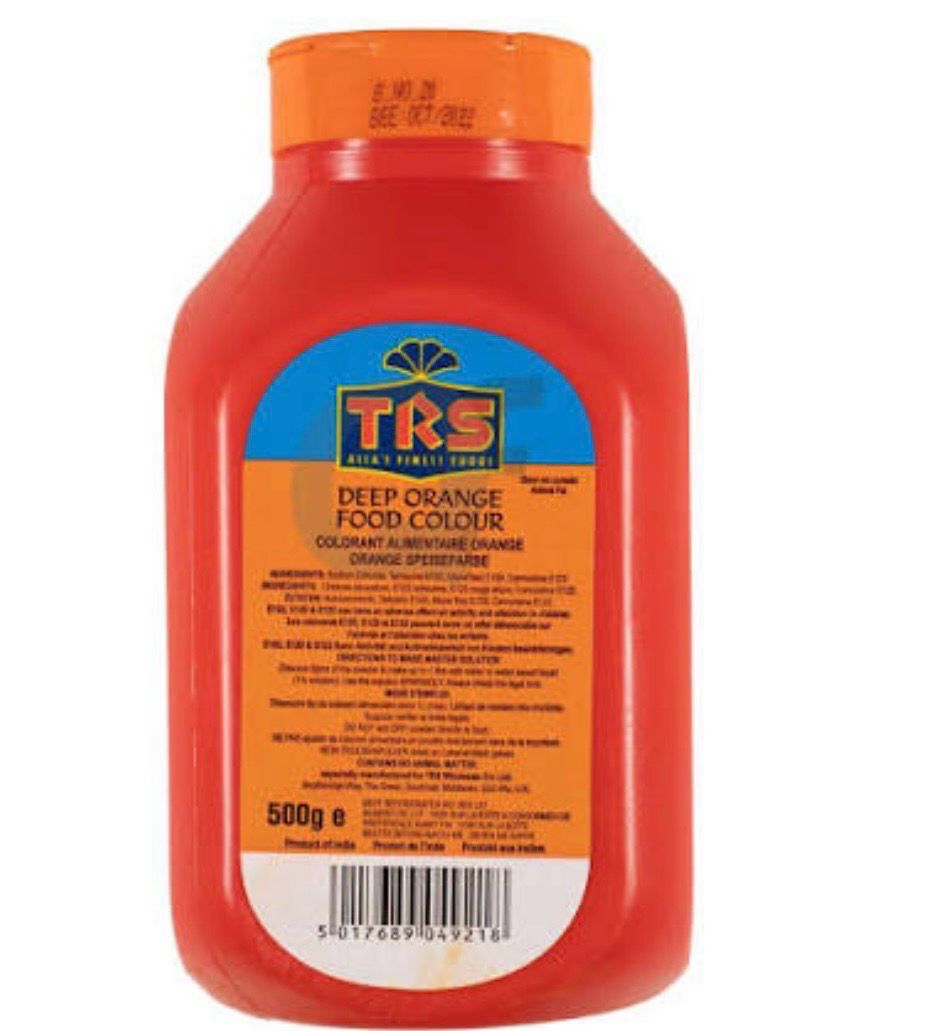 Trs Deep Orange Food Colouring Powder 500g