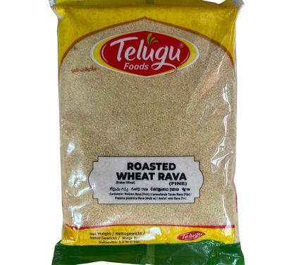 Telugu Foods Roasted Wheat Rava Fine 1 Kg
