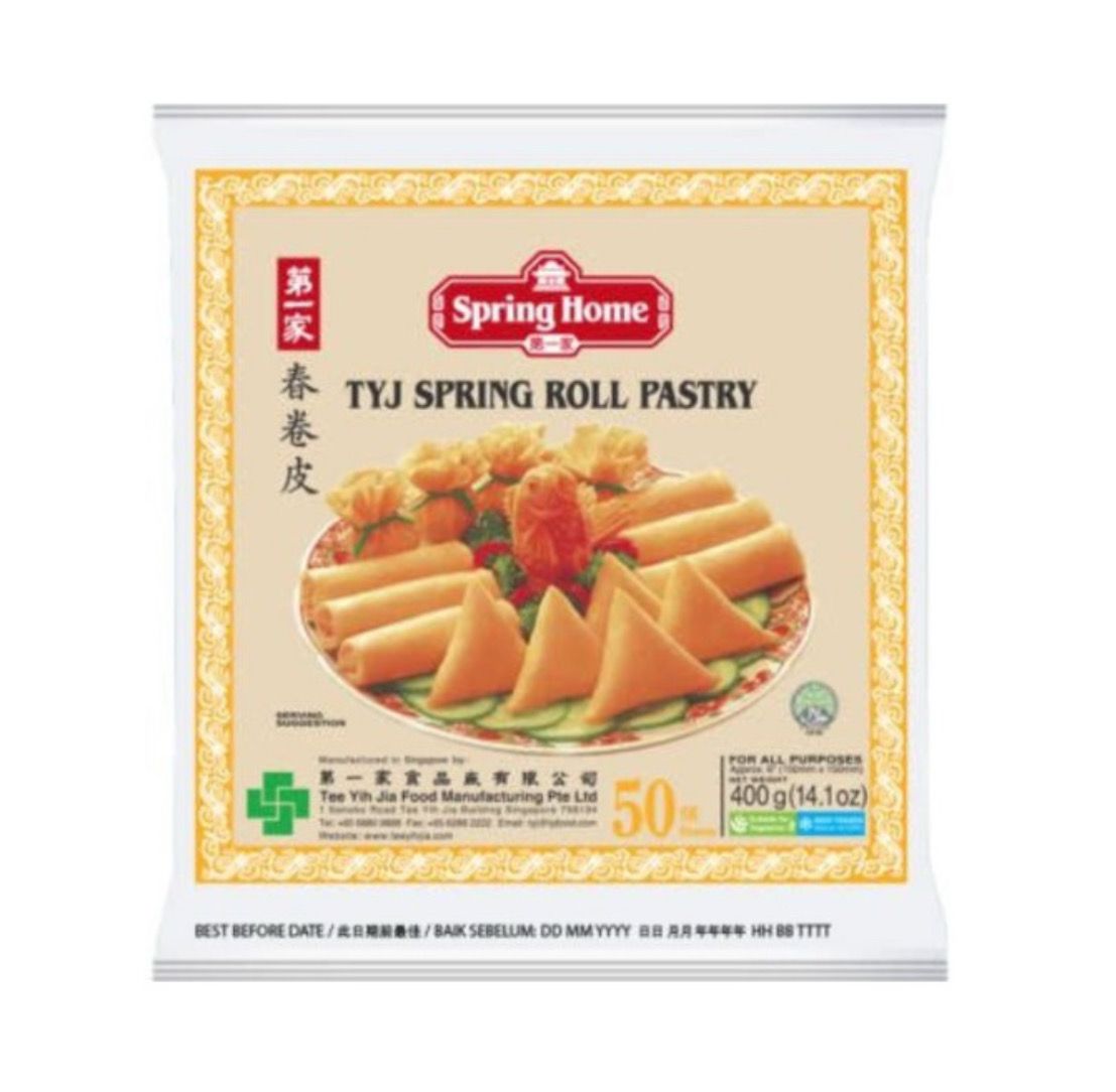 TYJ Spring Roll Pastry 400g