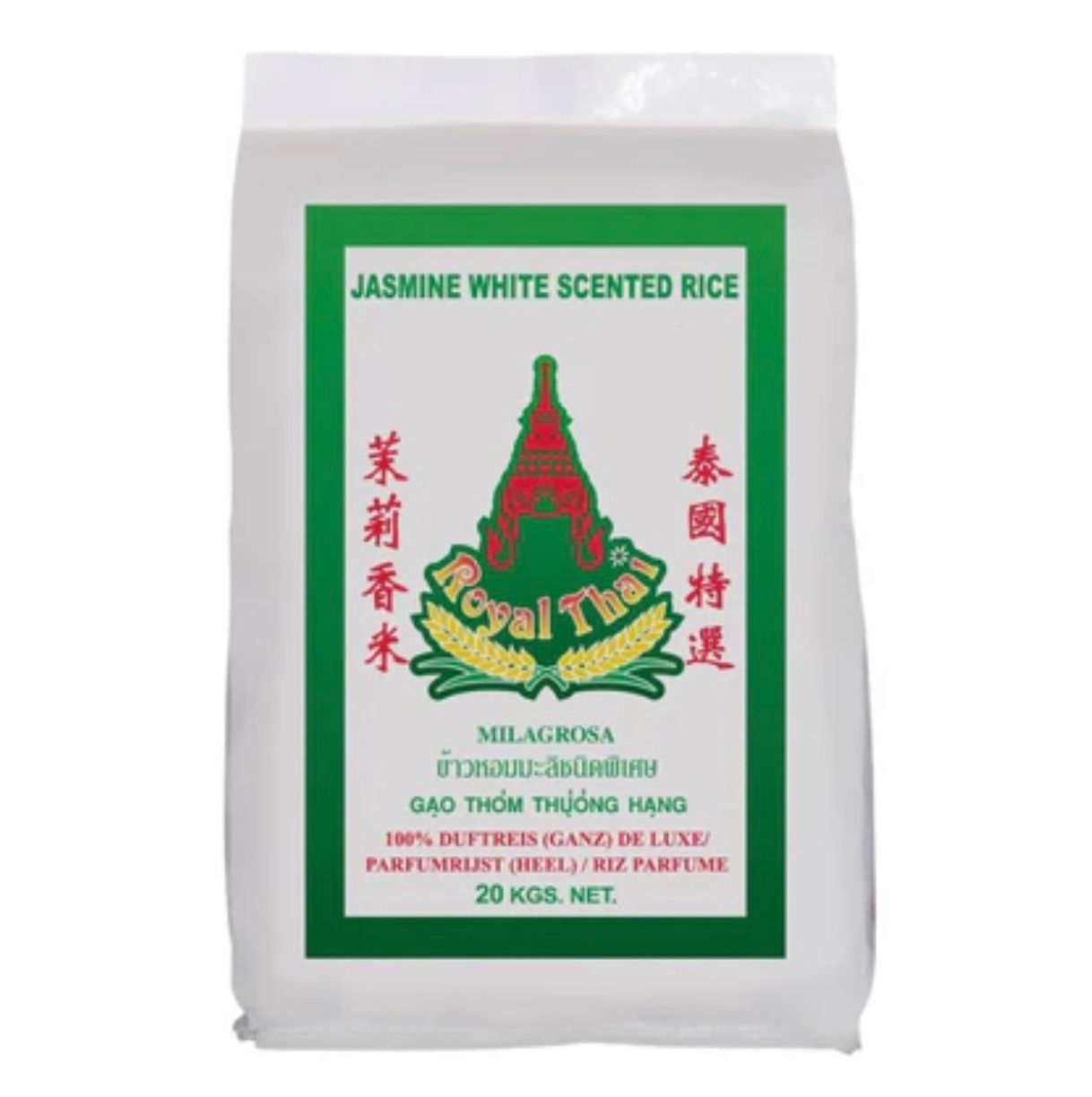 Royal Thai Jasmine Rice 20kg