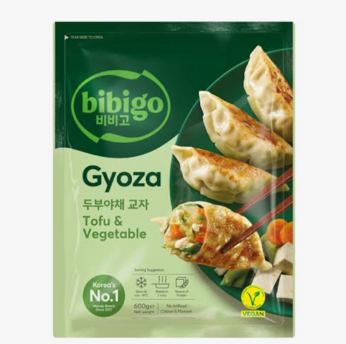 Bibigo Gyoza Tofu And Vegetables 600g
