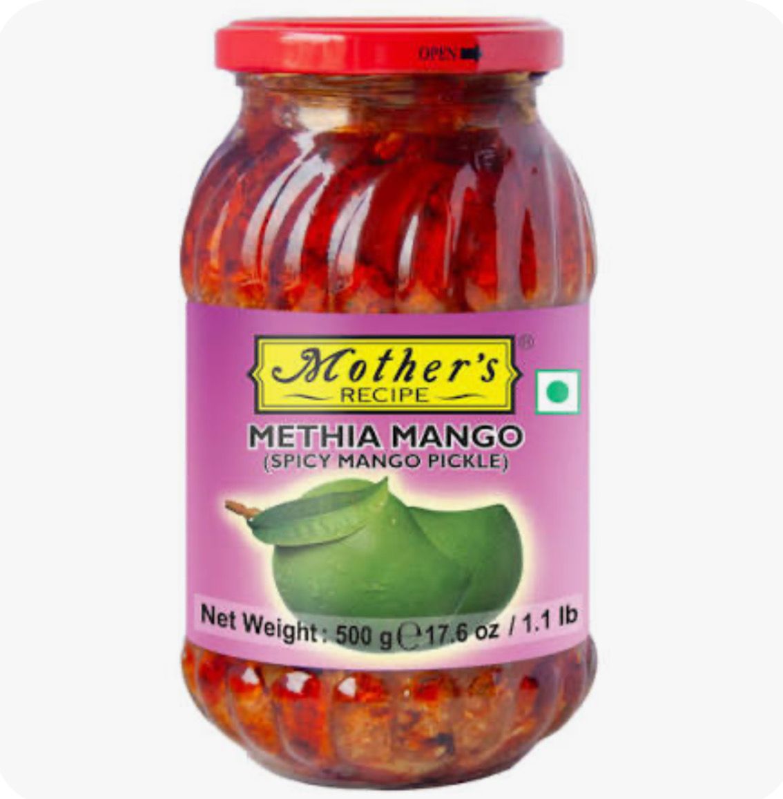 Mothers Recipe Methia Mango Pickle 500g