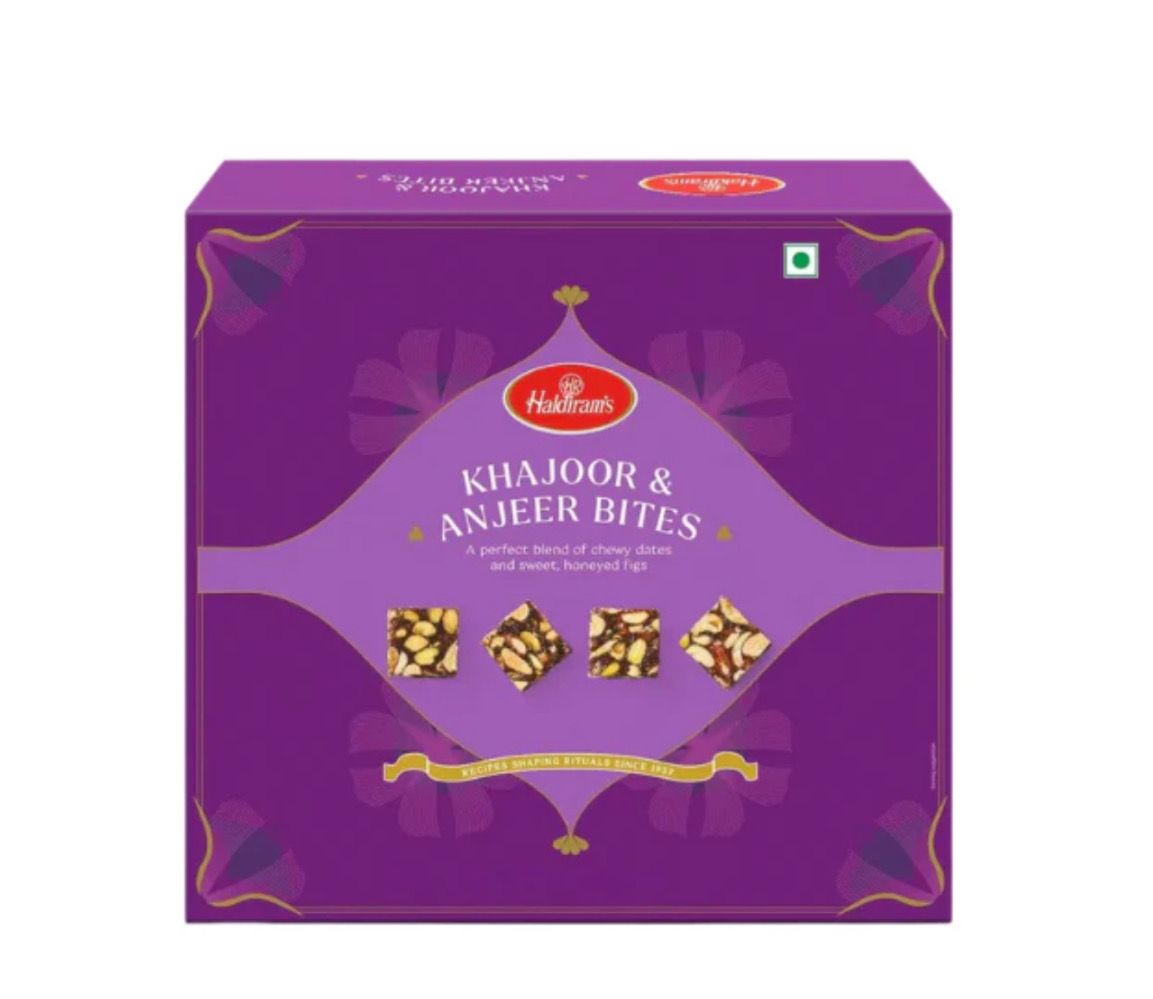 Haldirams Khajoor And Anjeer Bites 330g