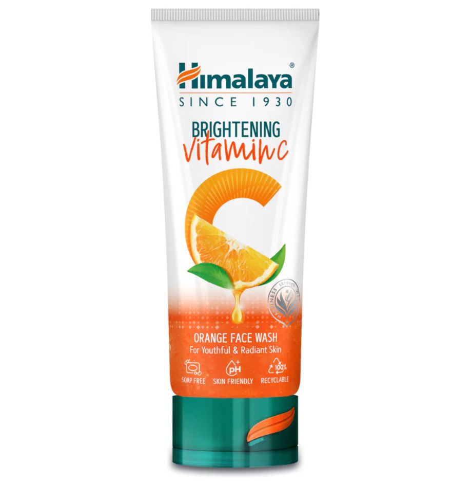 Himalaya Brightening Vitamin C Orange Facewash 100ml