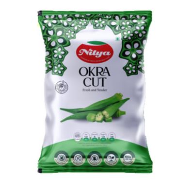 Nitya Okra Cut 400g