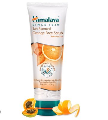 Himalaya Tan Removal Orange Face Scrub 100g