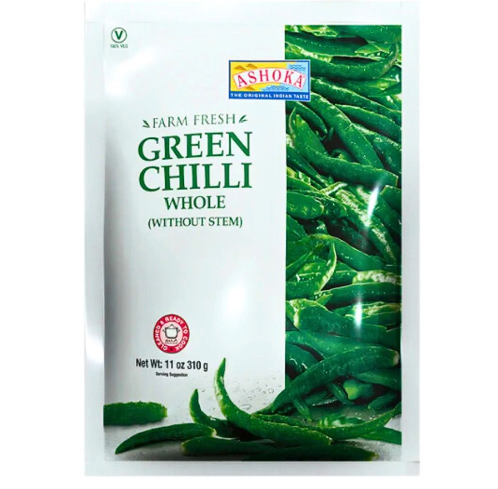 Ashoka Green Chillies 310g
