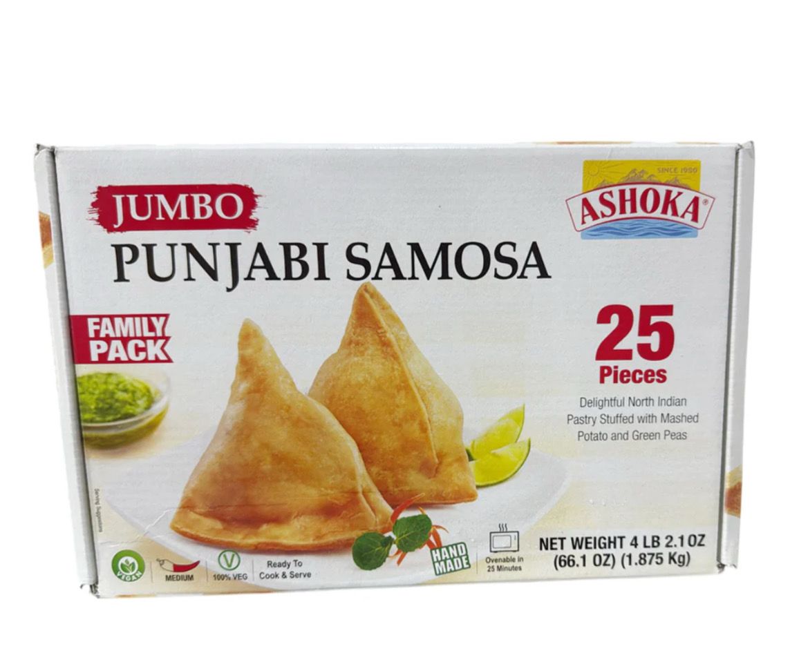 Ashoka Jumbo Punjabi Samosa 25 Pcs 1.875 Kg