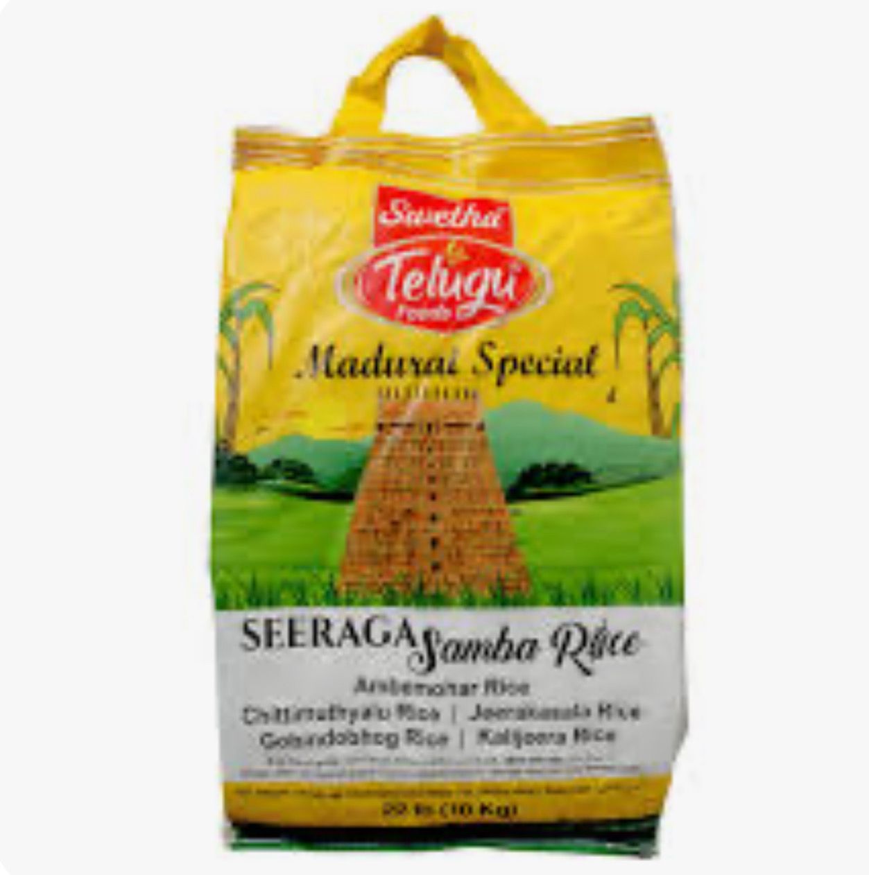 Telugu Food Seeraga Samba Rice 10 Kg
