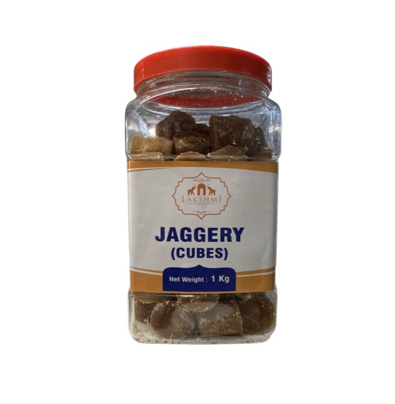 Lakshmi Jaggery Cubes  Jar 1kg