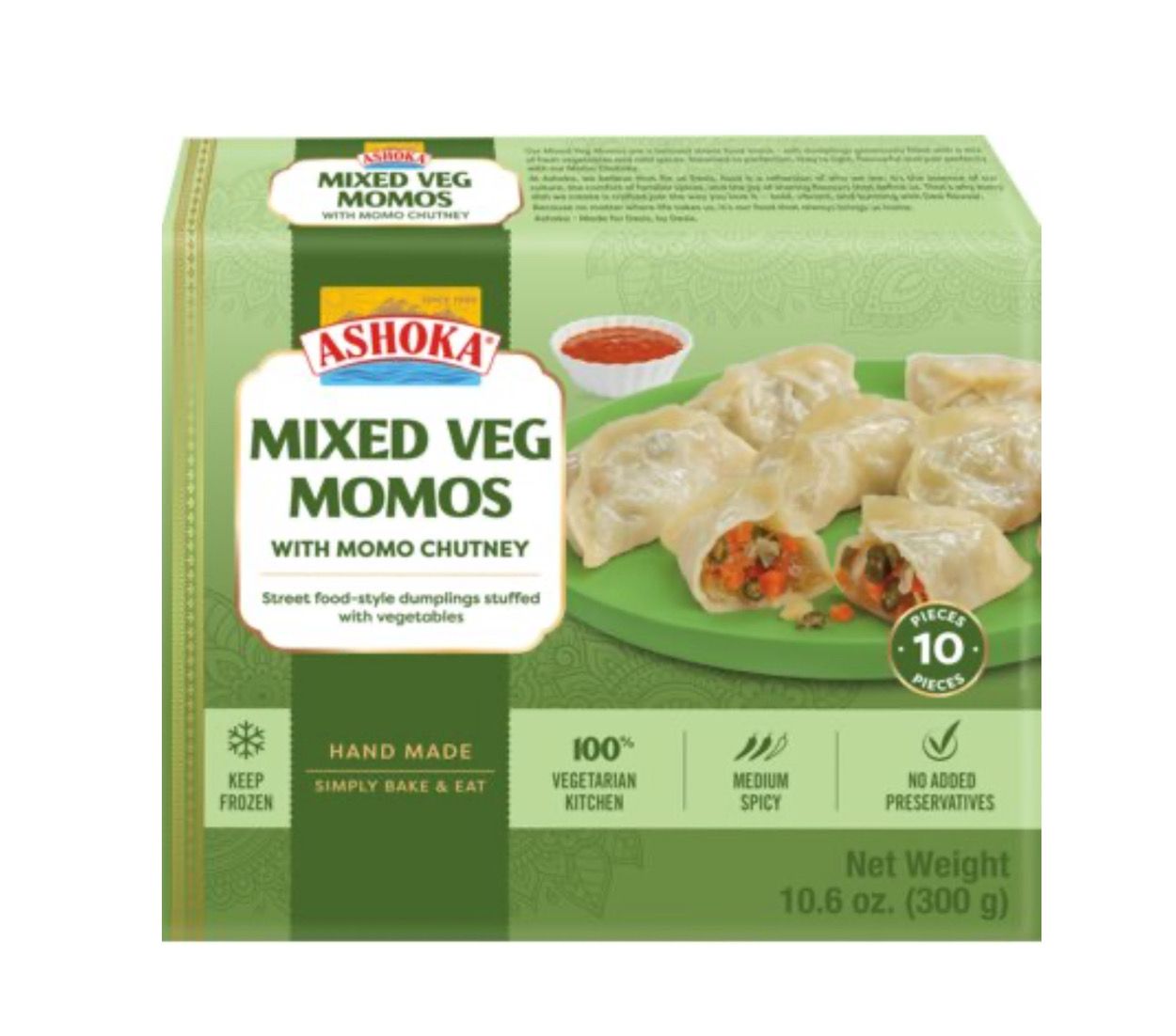 Ashoka Mixed Veg Momo 300g