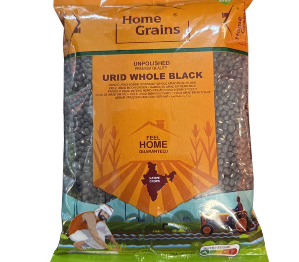 Homegrains Urid Whole Black 500g