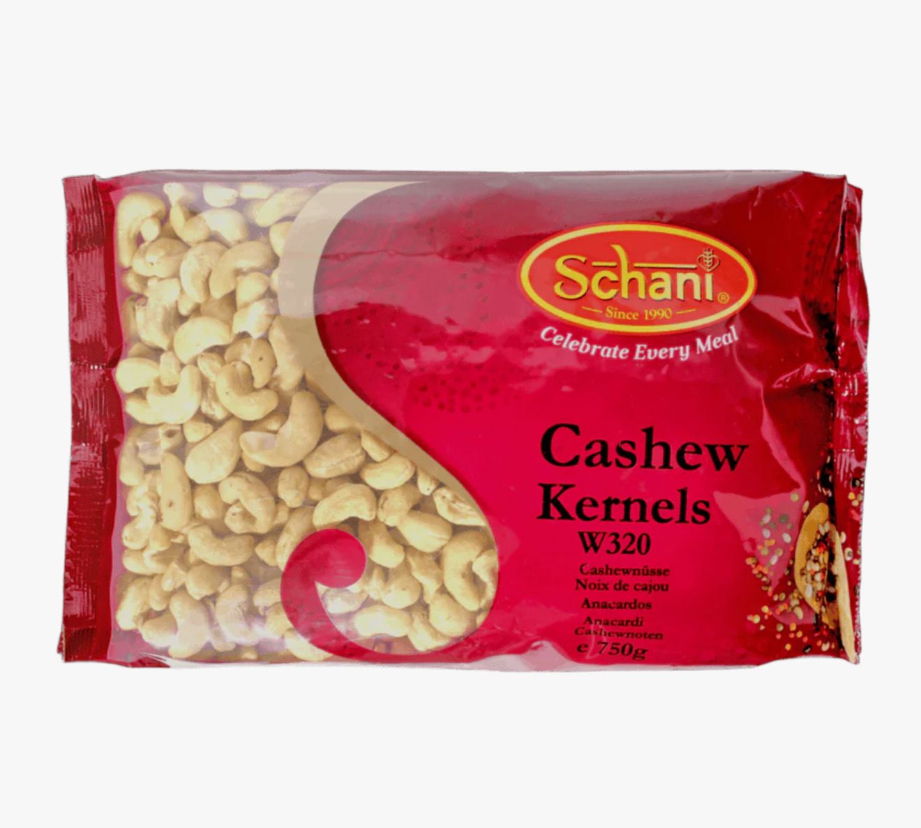 Schani Cashew Kernels 750g W320