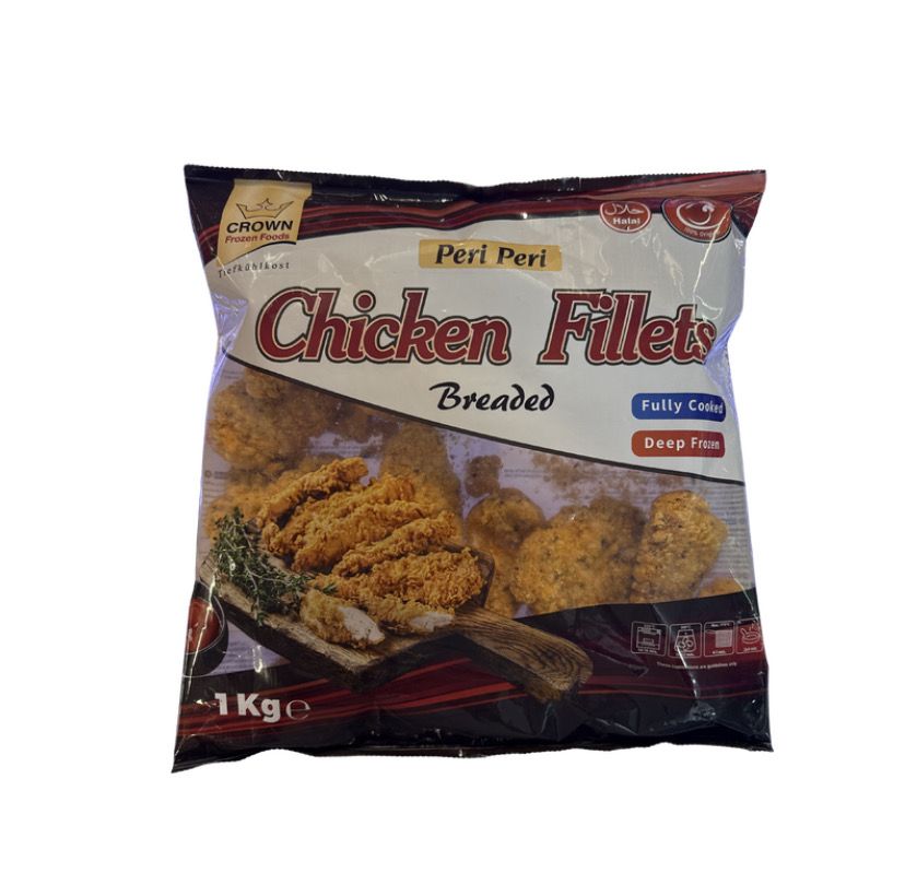 Crown Chicken Piri Piri Mini Fillet 1 Kg