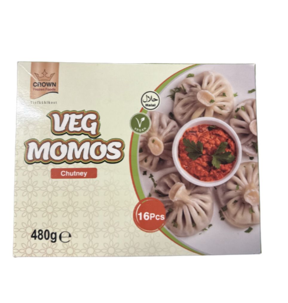 Crown Veg Momo 16 Pcs 480g
