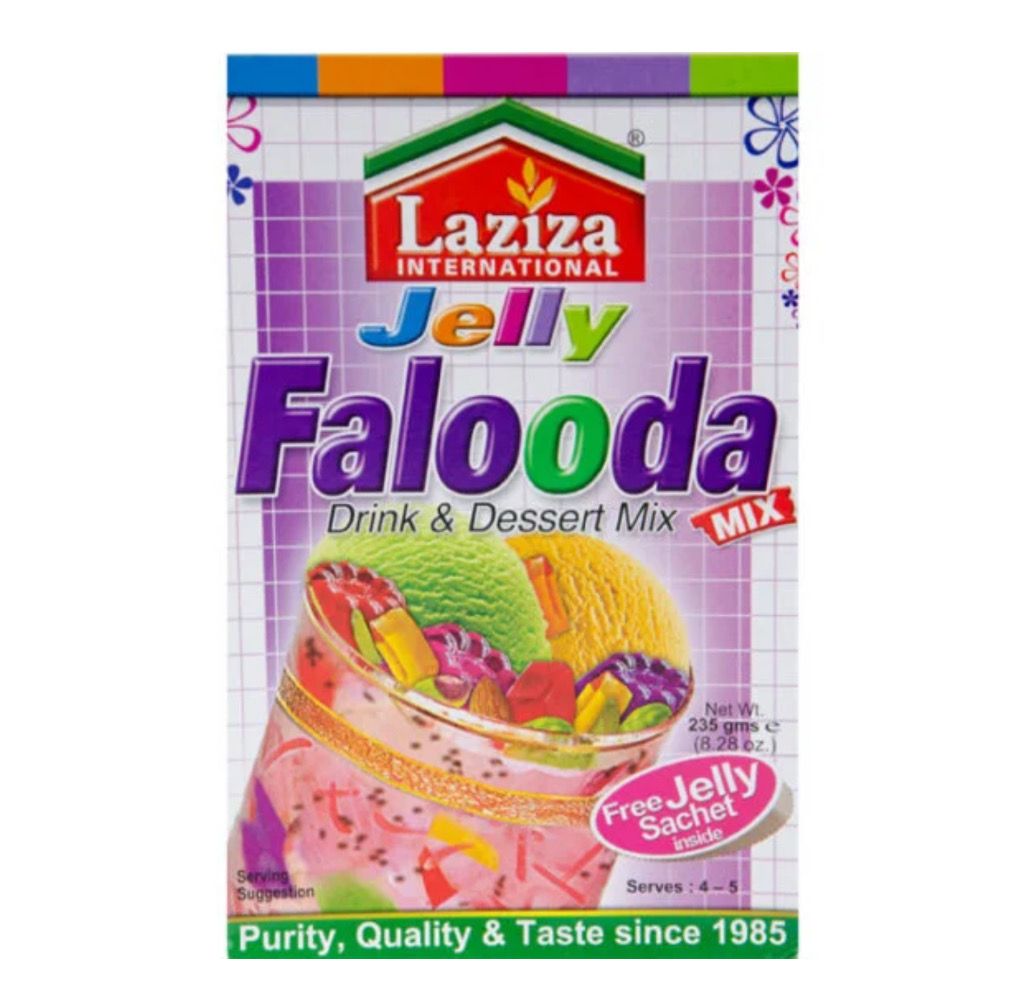 Laziza Jelly Falooda Drink And Desert Mix 195g