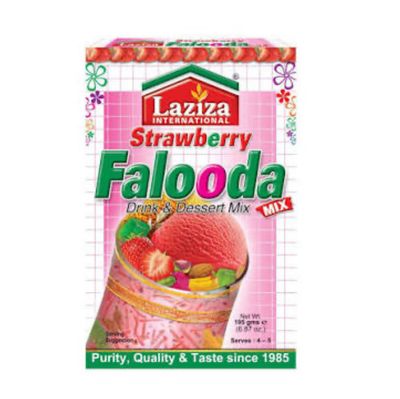 Laziza Strawberry Falooda Drink And Desert Mix 195g