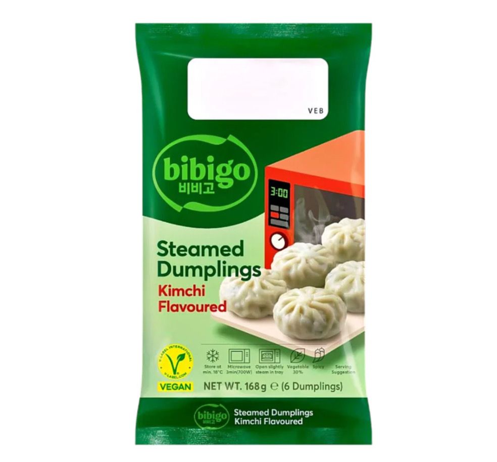 Bibigo Steamed Dumplings Kimchi 168g