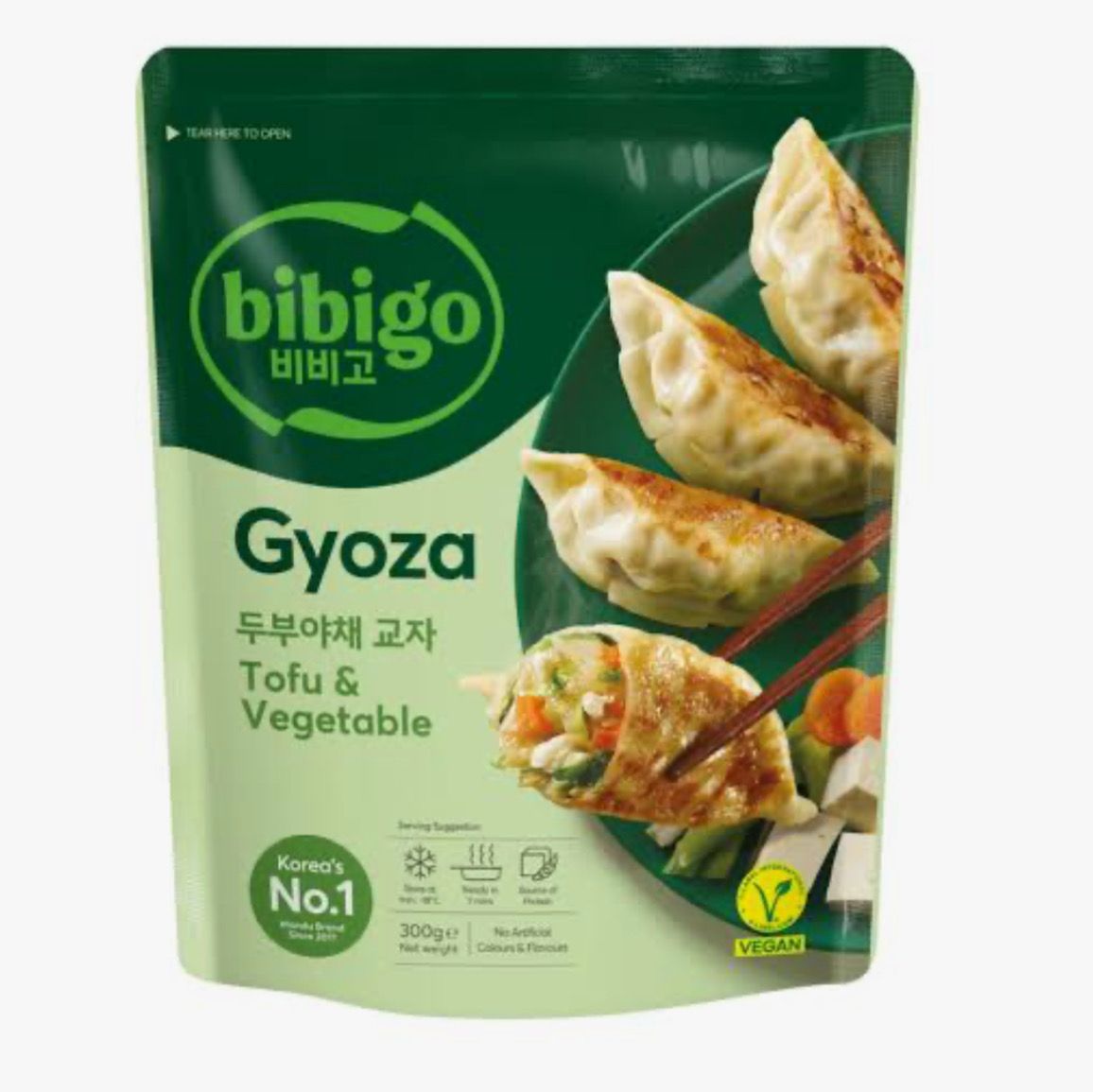 Bibigo Gyoza Tofu And Vegetables 300g