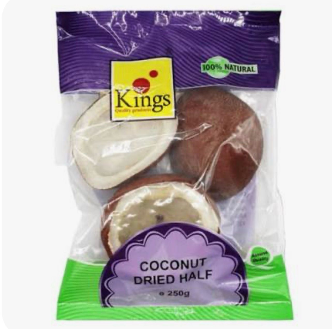 Kings Dried Coconut Half 250g