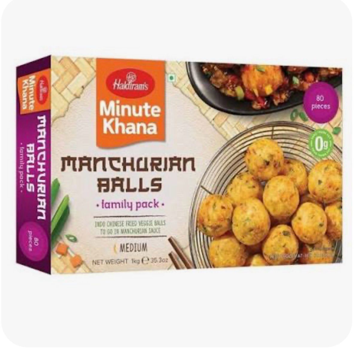 Haldirams Manchurian Balls 80pcs