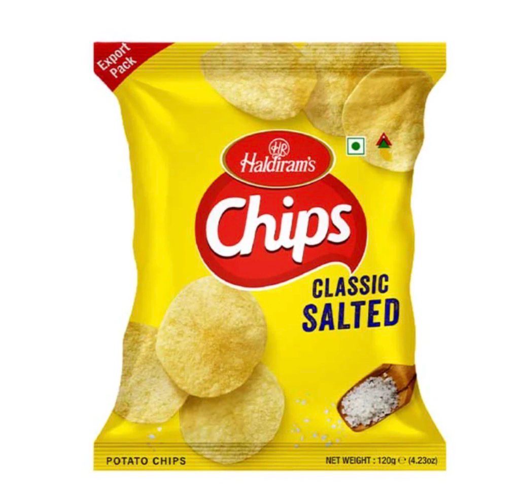 Haldirams Chips Classic Salted 120g
