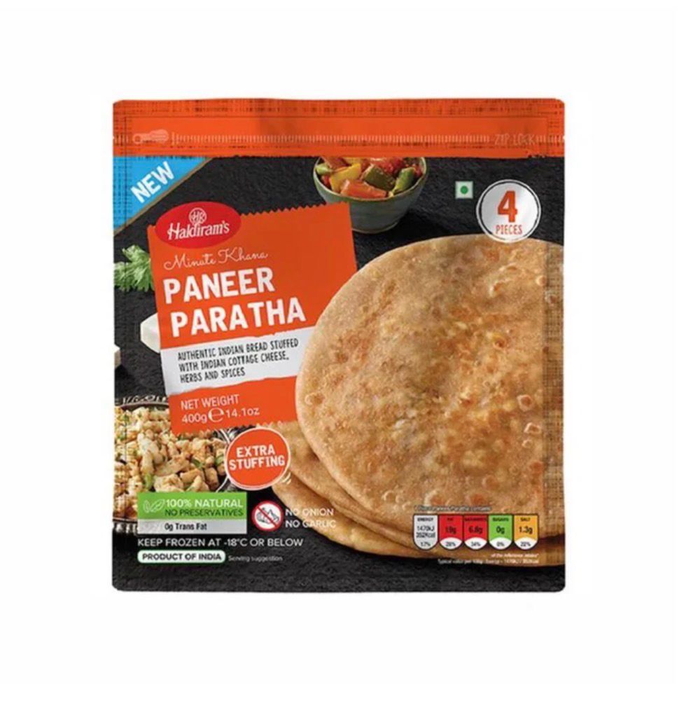 Haldirams Tofu/Paneer Paratha 400g