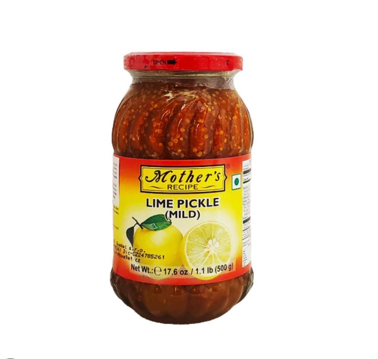 Mothers Recipe Lime Pickle Mild 500g